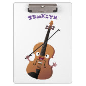 Cute grappig vioolmusical klembord (Voorkant)