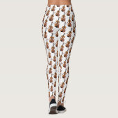 Cute grappig vioolmusical leggings (Achterkant)