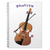 Cute grappig vioolmusical notitieboek (Voorkant)