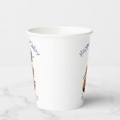 Cute grappig vioolmusical papieren bekers (Links)