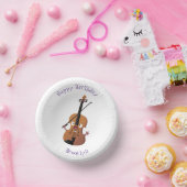 Cute grappig vioolmusical papieren kommen (Feest)