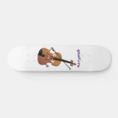 Cute grappig vioolmusical persoonlijk skateboard (Horizontaal)