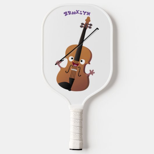 Cute grappig vioolmusical pickleball paddle (Achterkant)