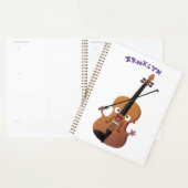 Cute grappig vioolmusical planner (Display)