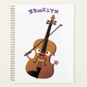 Cute grappig vioolmusical planner (Voorkant)