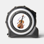 Cute grappig vioolmusical rolmaat (Voorkant)