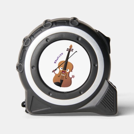 Cute grappig vioolmusical rolmaat (Voorkant)