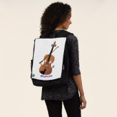Cute grappig vioolmusical rugtassen (Gedragen)
