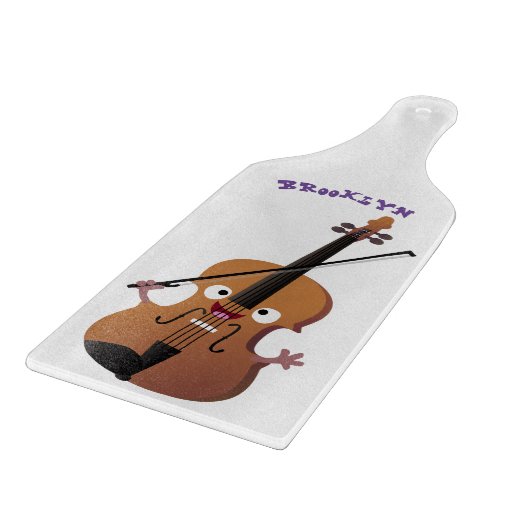 Cute grappig vioolmusical snijplank (Hoek)
