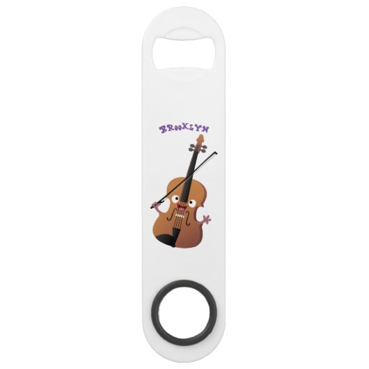 Cute grappig vioolmusical speed flessenopener (Voorkant)