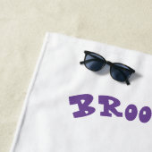 Cute grappig vioolmusical strandlaken (In situ)