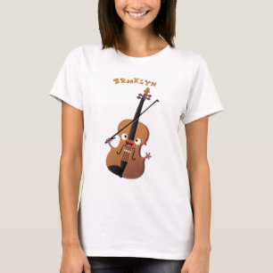 Cute grappig vioolmusical t-shirt
