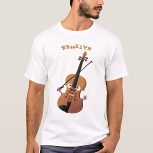 Cute grappig vioolmusical t-shirt