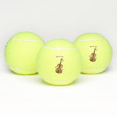 Cute grappig vioolmusical tennisballen (Multi)