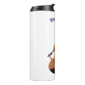 Cute grappig vioolmusical thermosbeker (Gedraaid links)