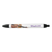 Cute grappig vioolmusical zwarte inkt pen (Voorkant)