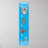 Cute grappige Australische cartoon Poster (Voorkant)