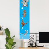 Cute grappige Australische cartoon Poster (Thuiskantoor)