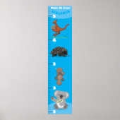 Cute grappige Australische cartoon Poster (Voorkant)