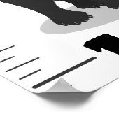 Cute grappige Australische cartoon Poster (Hoek)