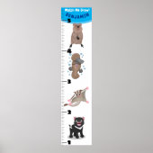 Cute grappige Australische cartoon Poster (Voorkant)