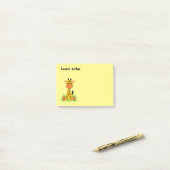 Cute grappige baby giraffe voor kinderen, post-it® notes (Op bureau)