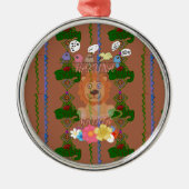 Cute grappige Baby Lion King Hakuna Matata, laatst Metalen Ornament (Voorkant)