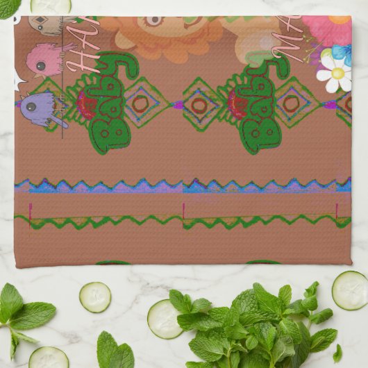 Cute grappige Baby Lion King Hakuna Matata, laatst Theedoek (Gevouwen)