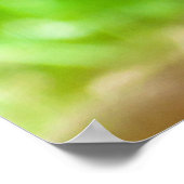 Cute grappige baby orangutan apen die glimlachen poster (Hoek)