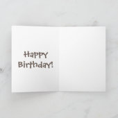 Cute grappige baby orangutan cartoon illustratie kaart (Binnen)