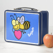 Cute grappige bijen met cartoon illustratie (In situ)