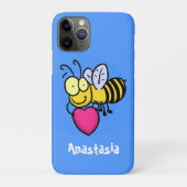 Cute grappige bijen met cartoon illustratie Case-Mate iPhone case (Achterkant)