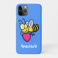 Cute grappige bijen met cartoon illustratie