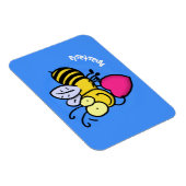 Cute grappige bijen met cartoon illustratie magneet (Rechterzijde)