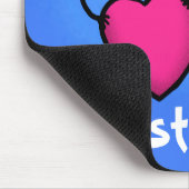 Cute grappige bijen met cartoon illustratie muismat (Hoek)