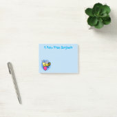 Cute grappige bijen met cartoon illustratie post-it® notes (Kantoor)