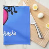 Cute grappige bijen met cartoon illustratie theedoek (Quarter Fold)