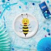 Cute grappige bijen papieren bordje (Feest)