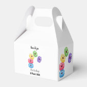 Cute grappige cartoon illustratie bedankdoosjes (Achterkant)