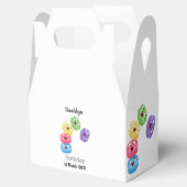 Cute grappige cartoon illustratie bedankdoosjes (Geopend)