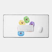 Cute grappige cartoon illustratie bureaumat (Keyboard & Muis)