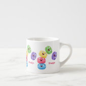 Cute grappige cartoon illustratie espresso kop (Rechts)