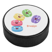Cute grappige cartoon illustratie hockey puck (3/4)