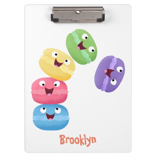 Cute grappige cartoon illustratie klembord (Voorkant)