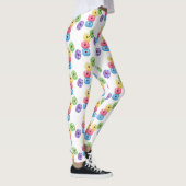 Cute grappige cartoon illustratie leggings (Rechts)