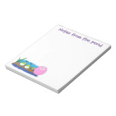 Cute grappige cartoon illustratie notitieblok (Linkerzijde)