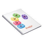 Cute grappige cartoon illustratie notitieboek (Rechterzijde)