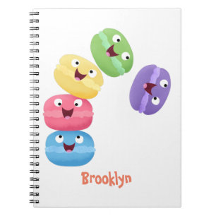 Cute grappige cartoon illustratie notitieboek