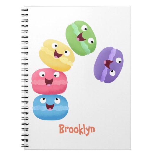 Cute grappige cartoon illustratie notitieboek (Voorkant)