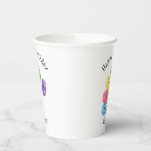 Cute grappige cartoon illustratie papieren bekers (Links)